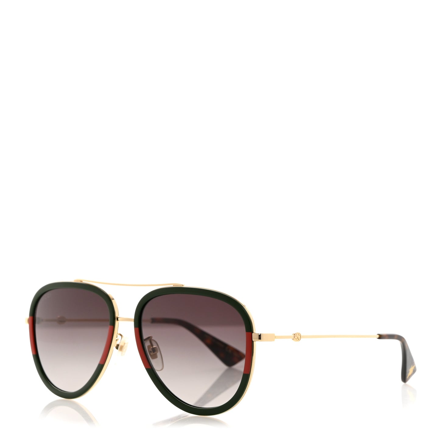 Web Aviator Sunglasses GG0062S Green Red