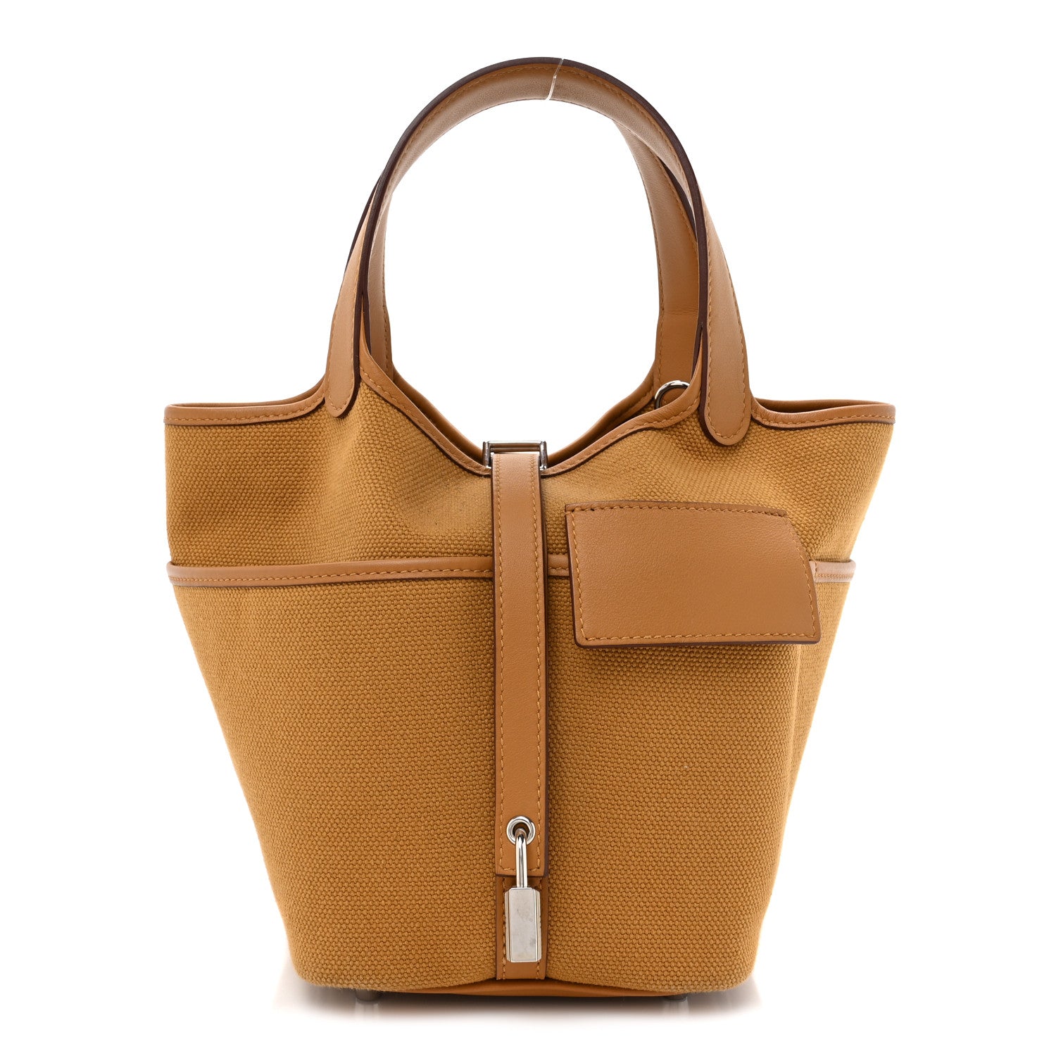 Hermes Toile Goeland Swift Cargo Picotin Lock 18 Sesame 1 of 10