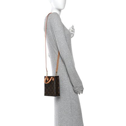 Louis Vuitton Monogram Petit Sac Plat 2 of 10
