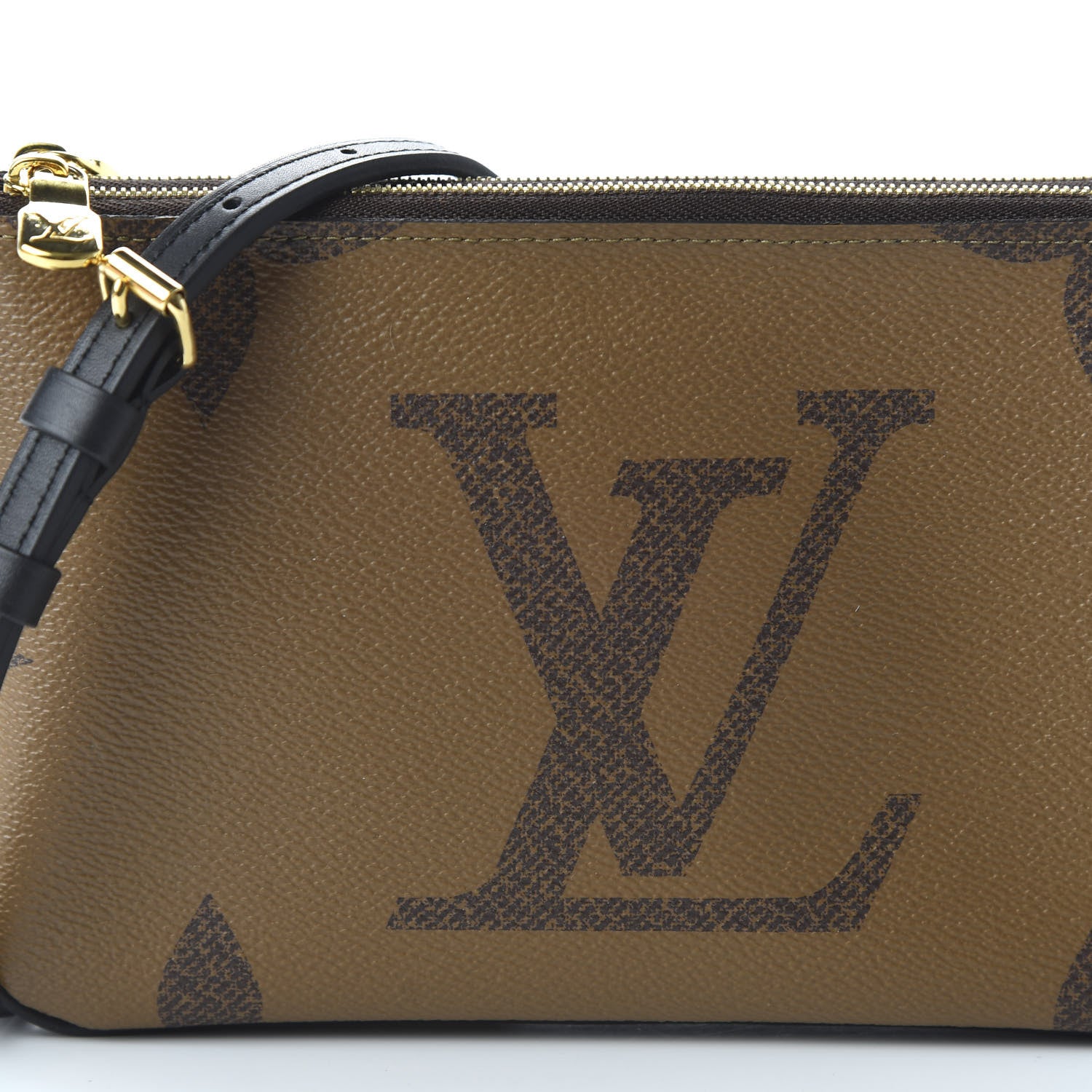Louis Vuitton Reverse Monogram Giant Double Zip Pochette 9 of 10