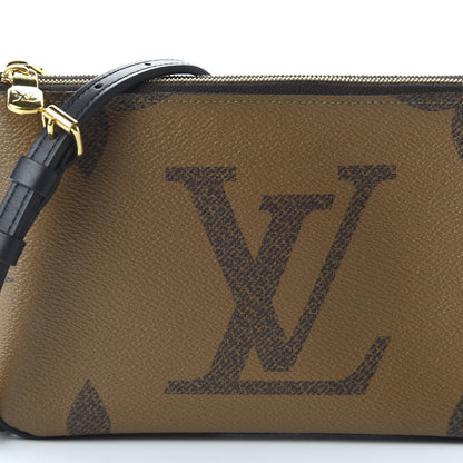 Louis Vuitton Reverse Monogram Giant Double Zip Pochette 9 of 10