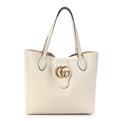 Gucci New Sakai Calfskin Lux Small Dahlia Tote Mystic White 1 of 11