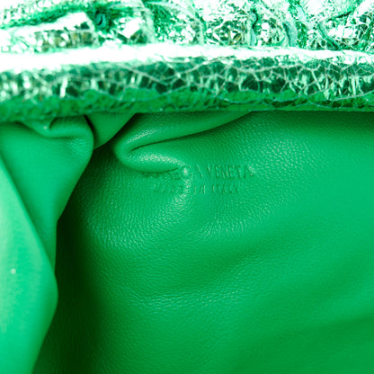 Bottega Veneta Metallic Nappa Intrecciato The Mini Pouch Parakeet 6 of 11
