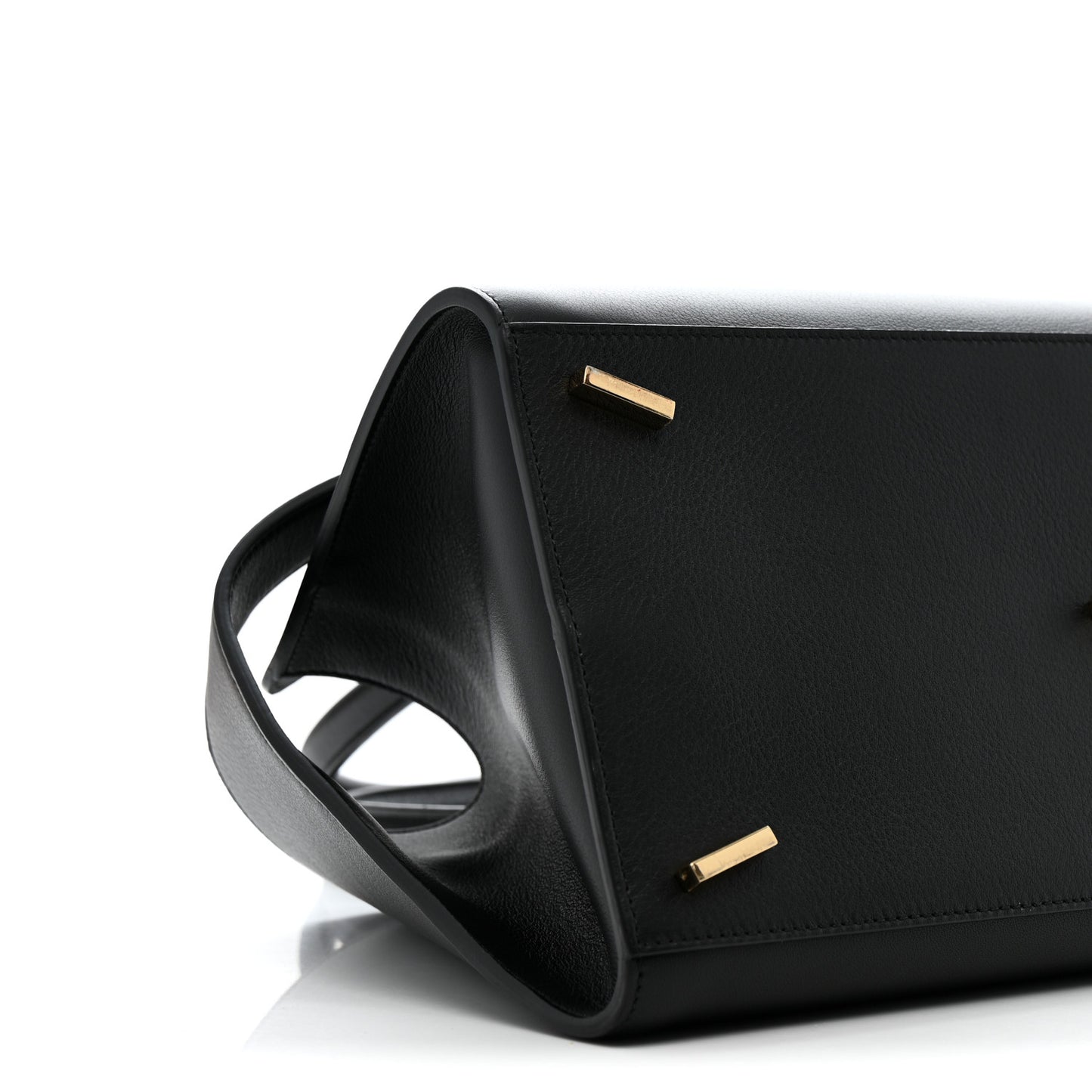 Calfskin Small Hug Bag Black