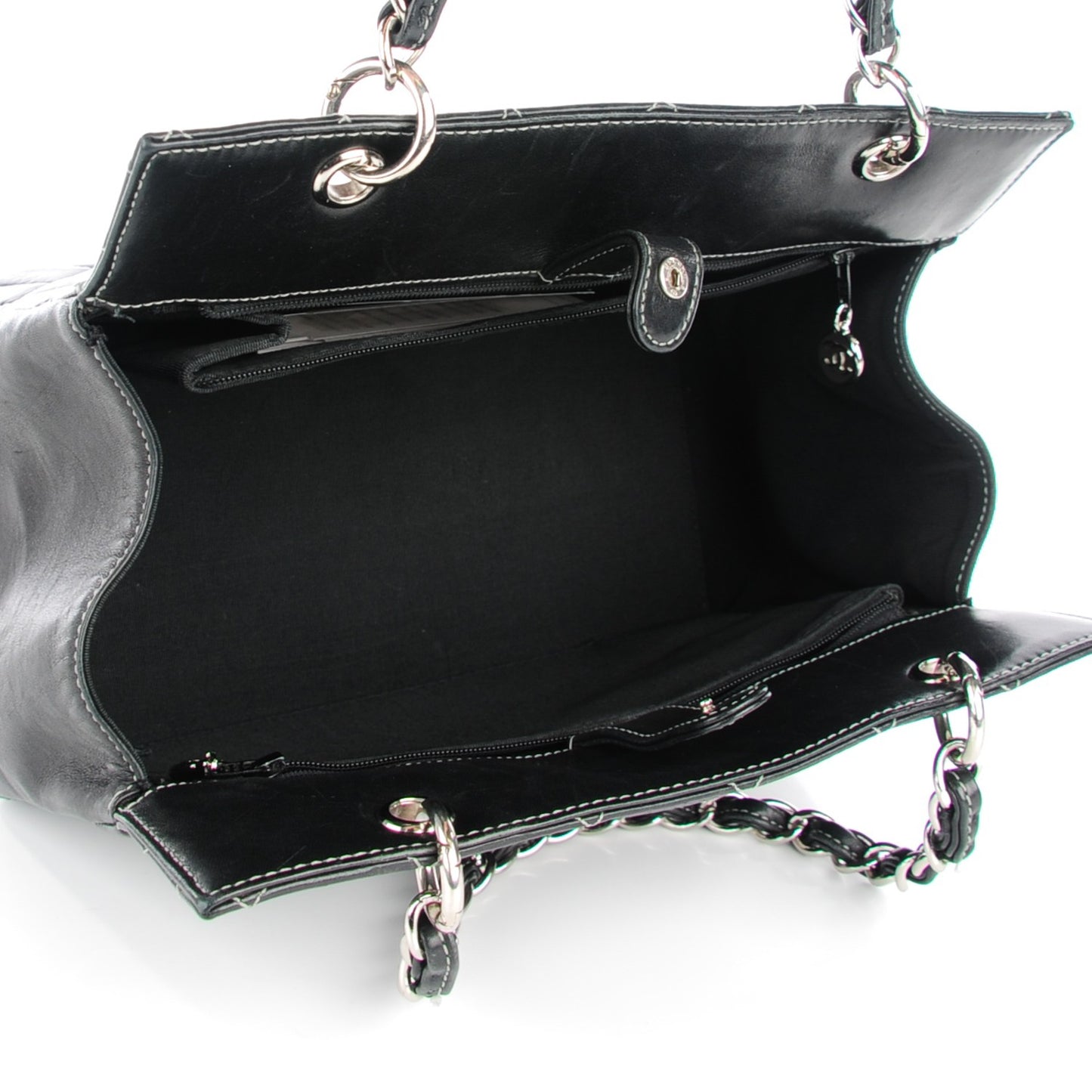 Lambskin Quilted Petit Timeless Tote PTT Black