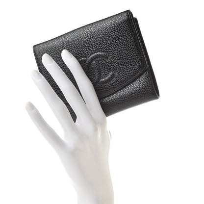 Chanel Caviar Timeless CC Compact Flap Wallet Black 2 of 16
