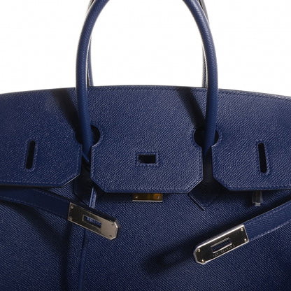 Hermes Epsom Birkin 35 Bleu Saphir 25 of 28