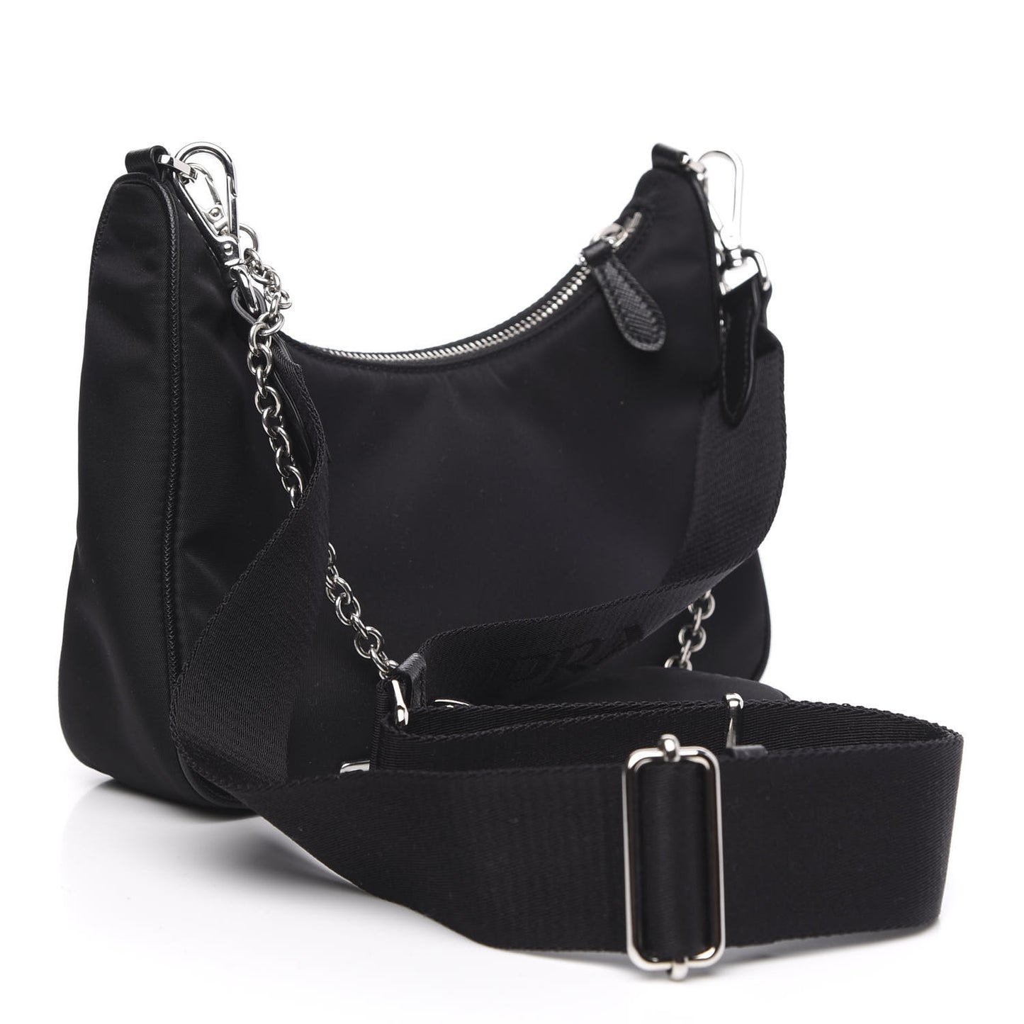 Nylon Re-Edition 2005 Shoulder Bag Black