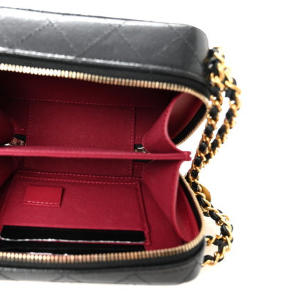 Chanel Caviar Quilted Twist Your Buttons Clutch With Chain Black 5 of 10