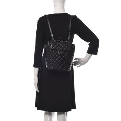 Chanel Lambskin Quilted Small Urban Spirit Backpack Black 2 of 11