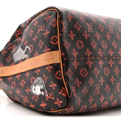 Louis Vuitton Catogram Speedy Bandouliere 30 Marron 10 of 15