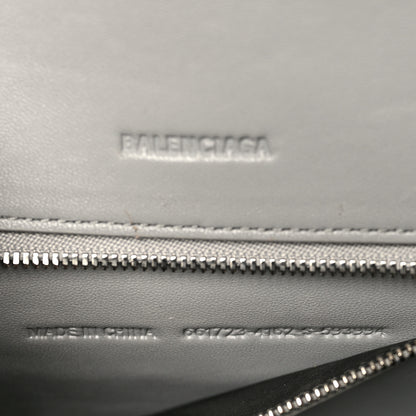 Balenciaga Faux Calfskin Fabric Small Sneakerhead Top Handle Bag Blue Grey 7 of 7