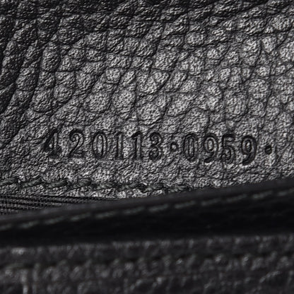 Gucci Pebbled Calfskin Zip Around Wallet Black 7 of 11