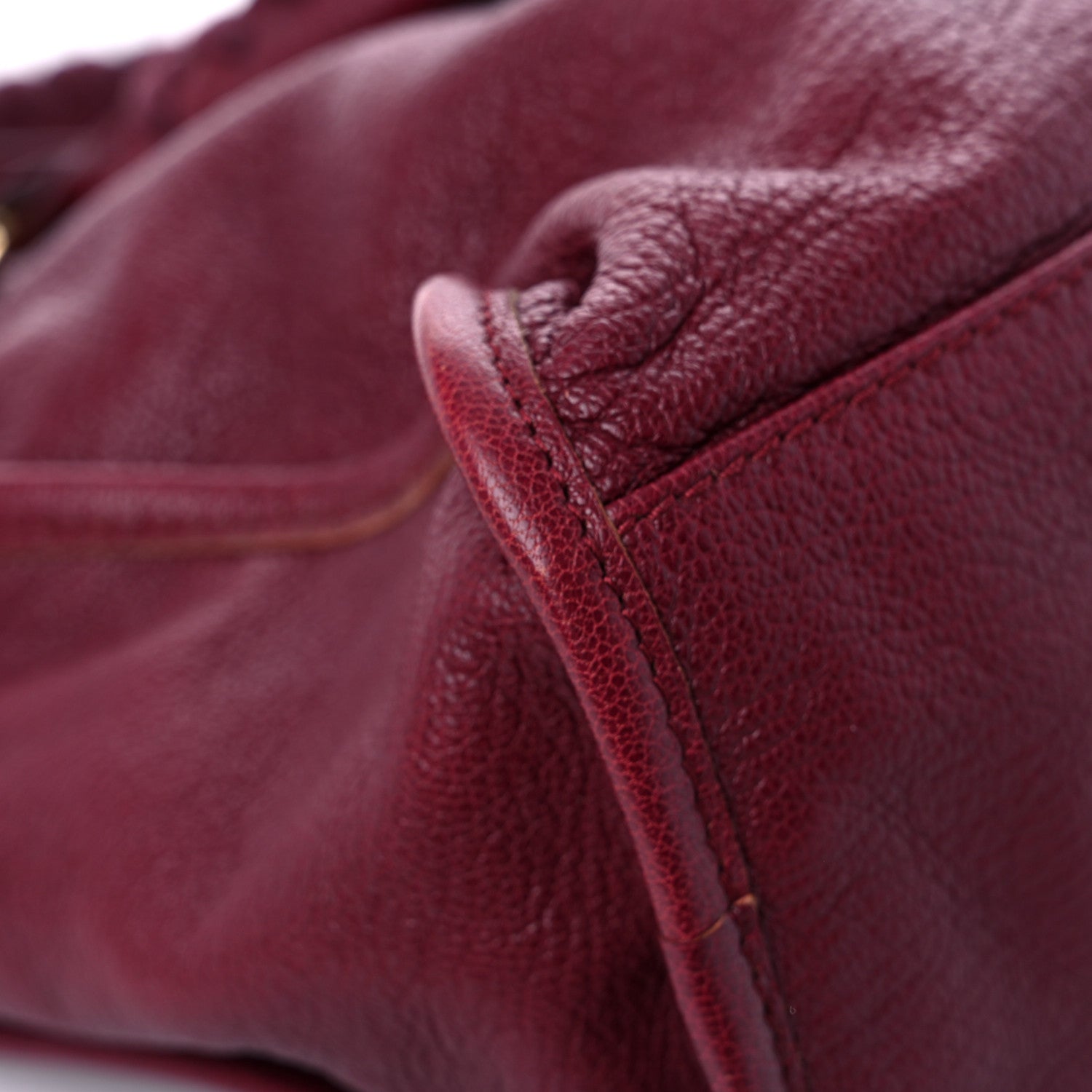 Balenciaga Chevre Hamilton Giant 12 Gold Hardware City Bordeaux 10 of 13