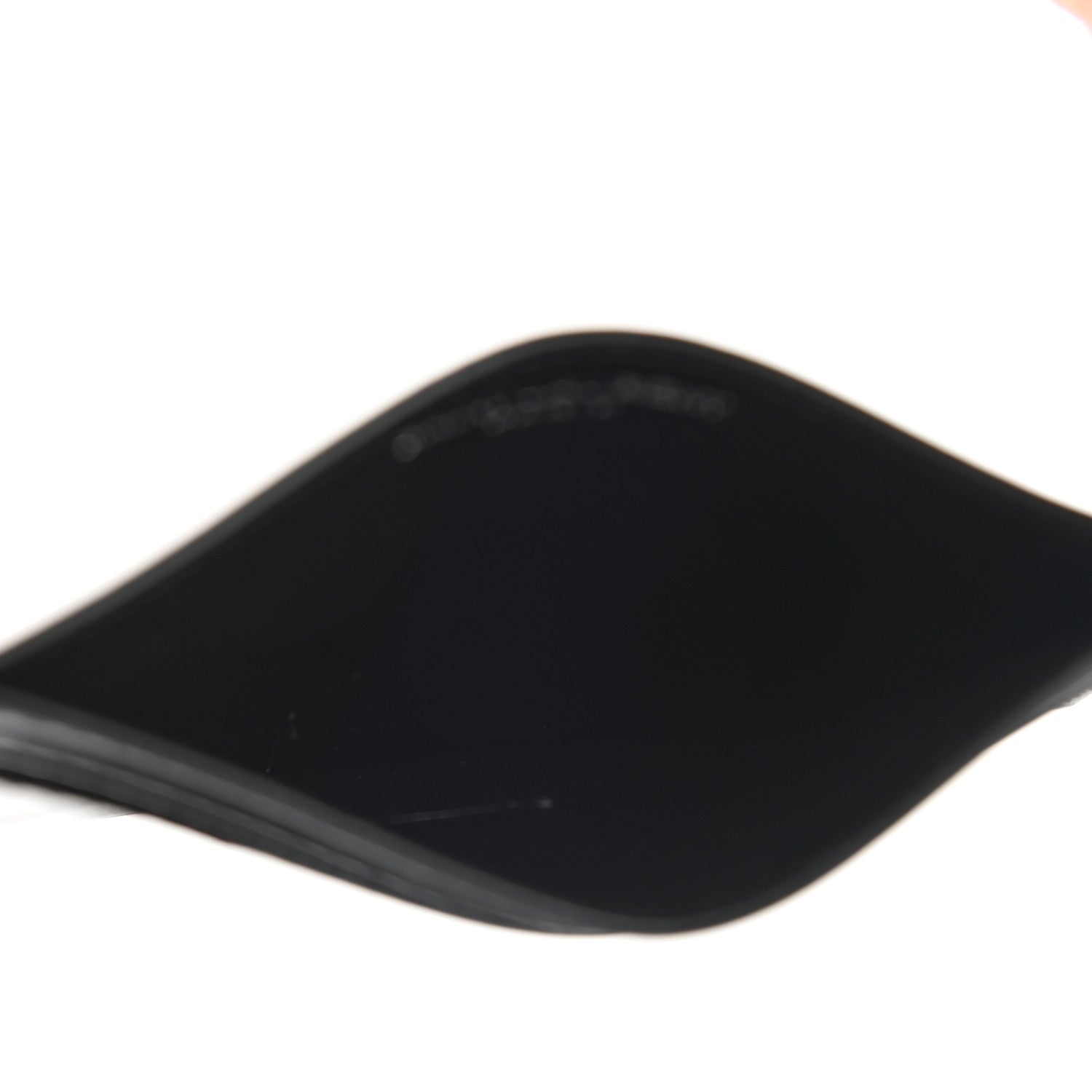 Saint Laurent Calfskin Tiny Cassandre Credit Card Case Black 5 of 9