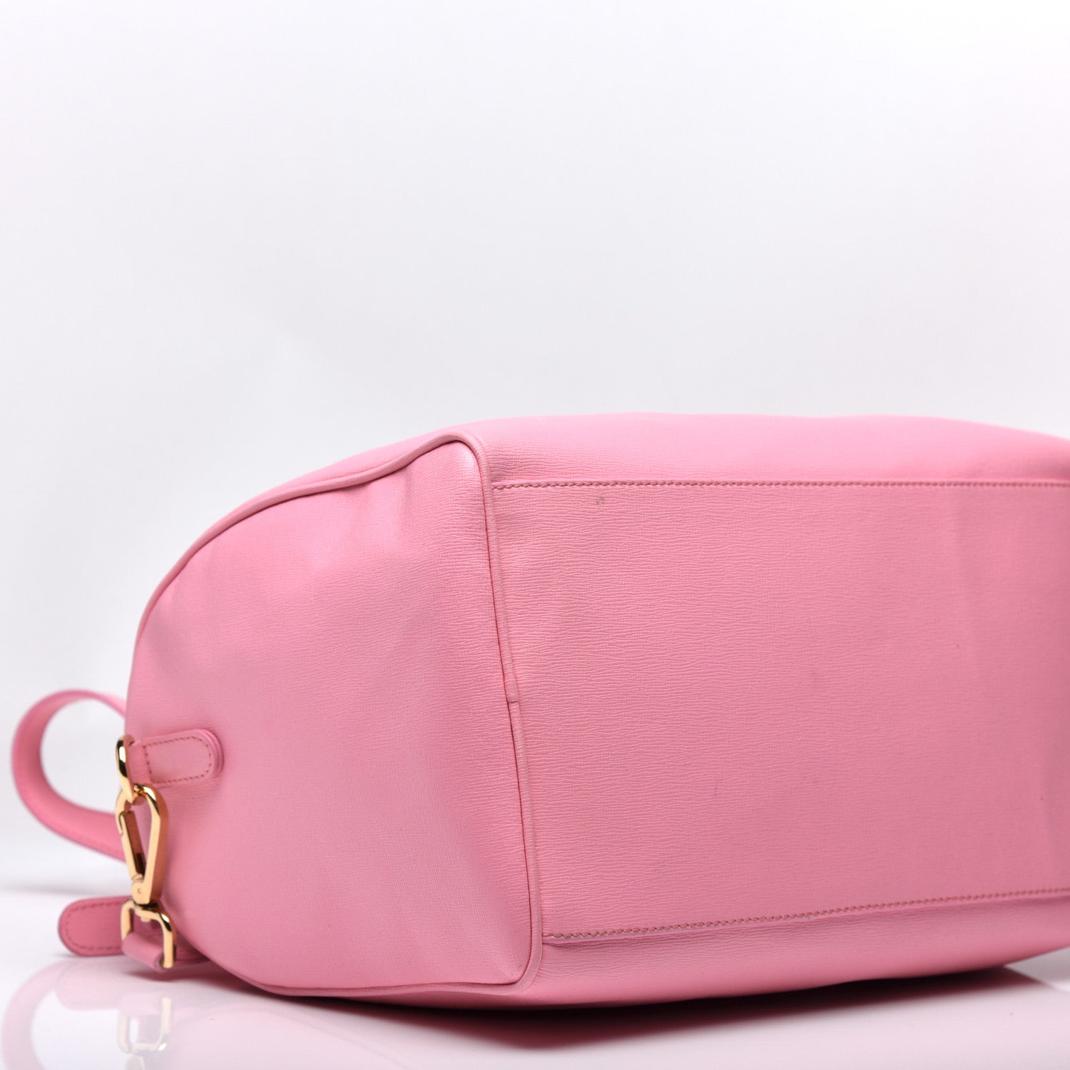 Versace Saffiano Calfskin Palazzo Duffle Bag Light Pink 7 of 12