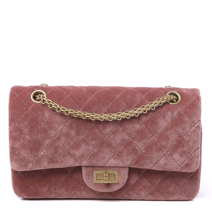 Chanel Velvet Quilted 2.55 Reissue 225 Flap Pink 1 of 11