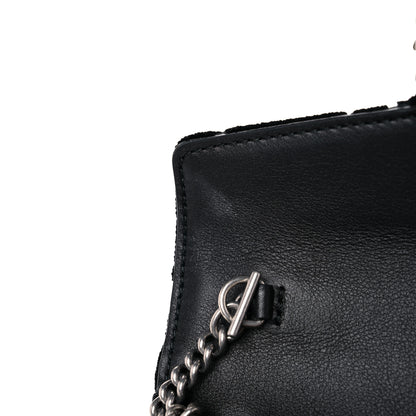 Gucci Velvet GG Monogram Super Mini Dionysus Shoulder Bag Black 20 of 23