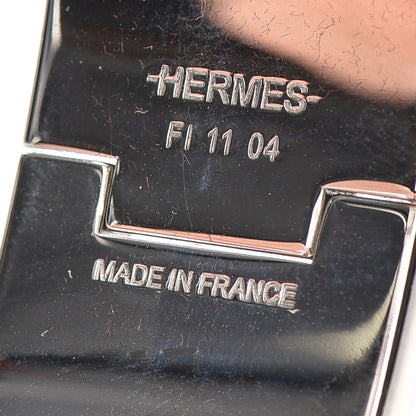 Hermes Enamel Wide Clic Clac H Bracelet PM Bleu Turquin 4 of 4