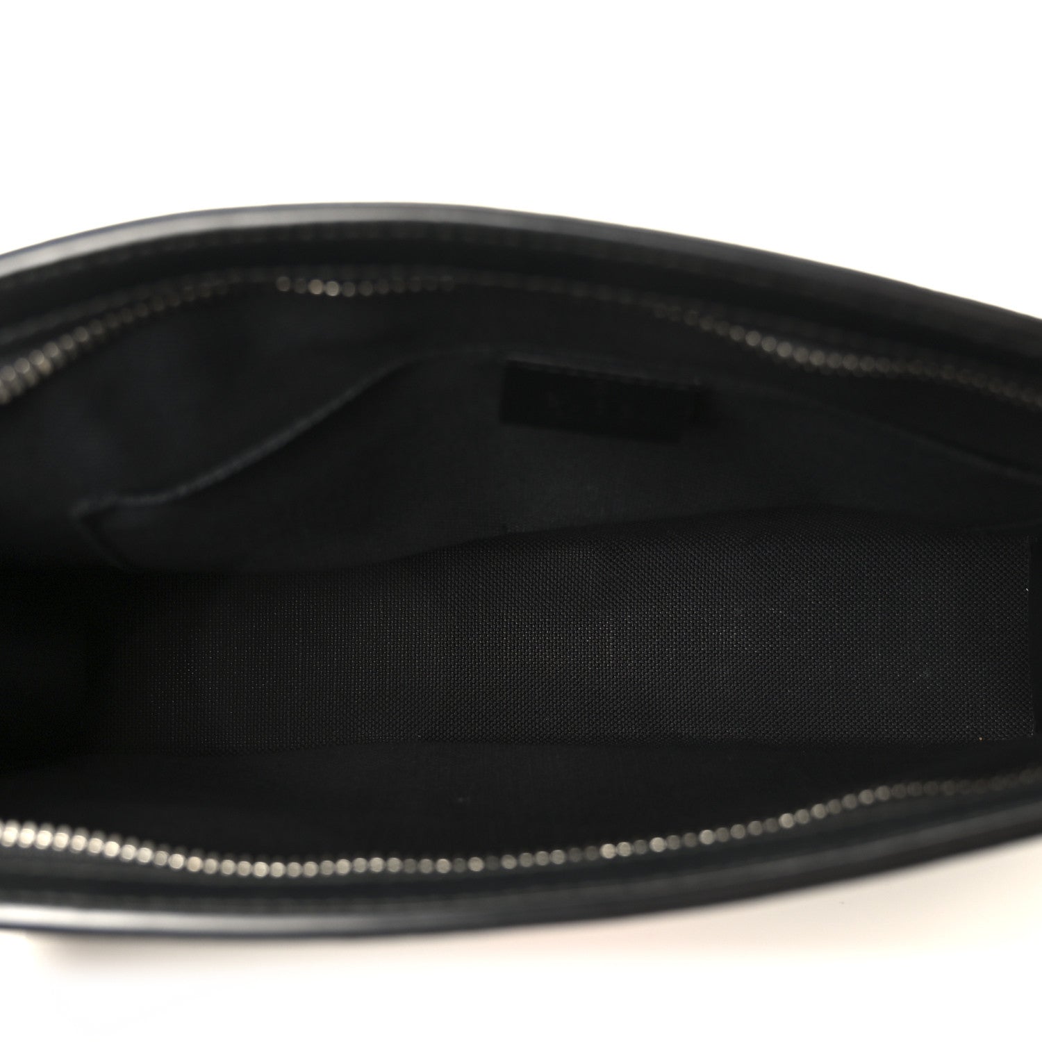 Gucci GG Supreme Monogram Selleria Calfskin Web New Web Cosmetic Case Black 5 of 8