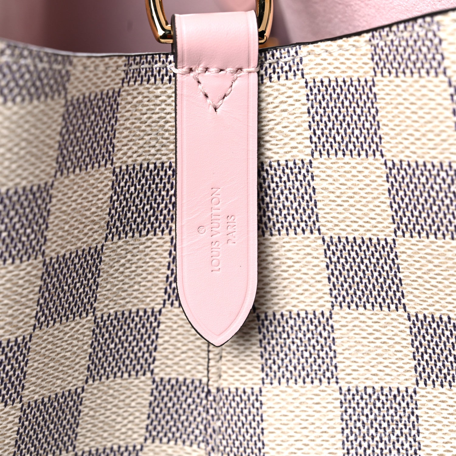 Louis Vuitton Damier Azur Neonoe MM Eau De Rose 6 of 10