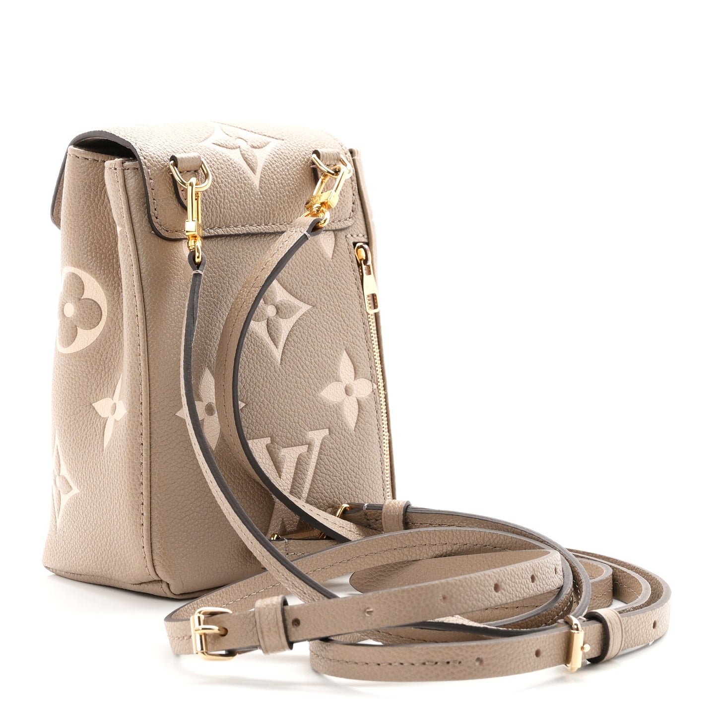 Empreinte Monogram Giant Tiny Backpack Tourterelle Cream