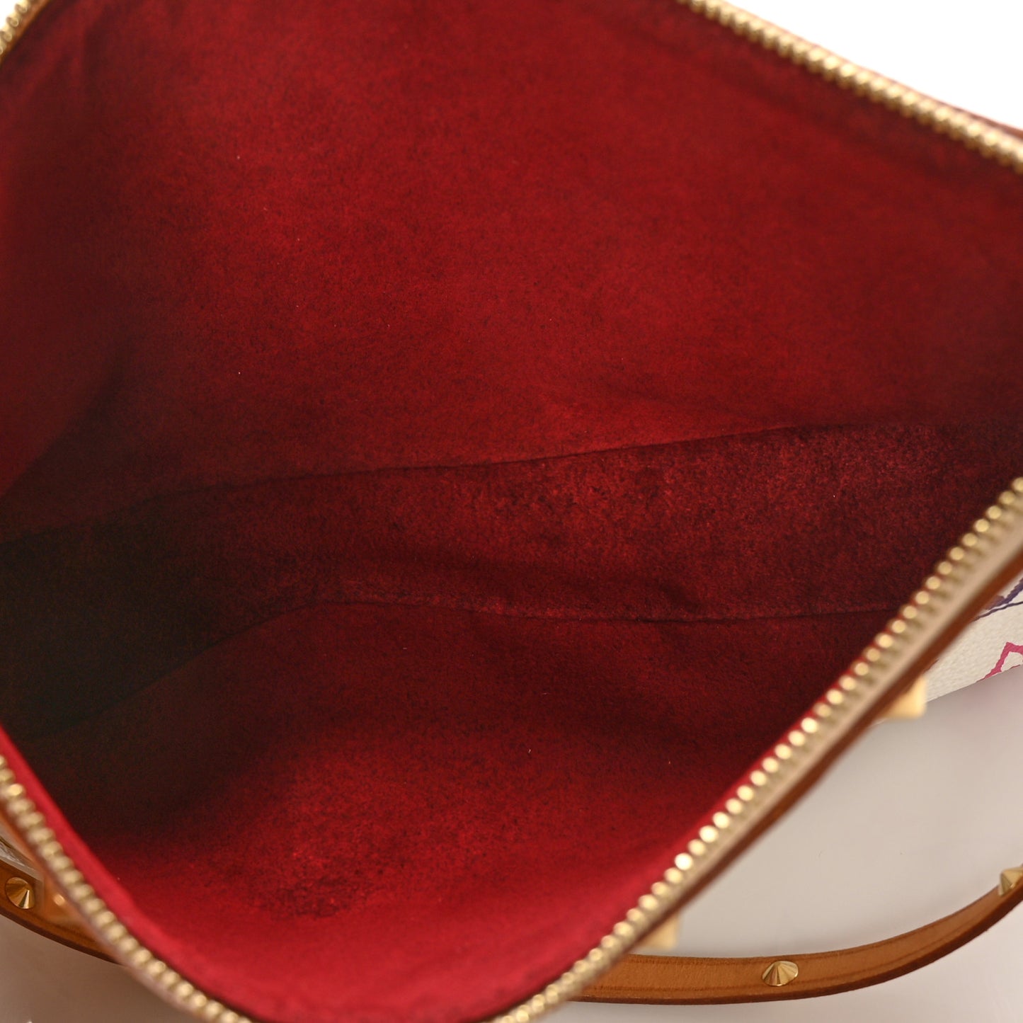 Monogram Multicolor Pochette Accessories White