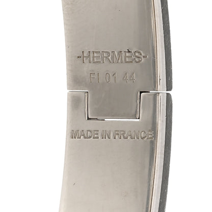 Hermes Enamel Narrow Clic Clac H Bracelet GM Dusty Rose 3 of 3