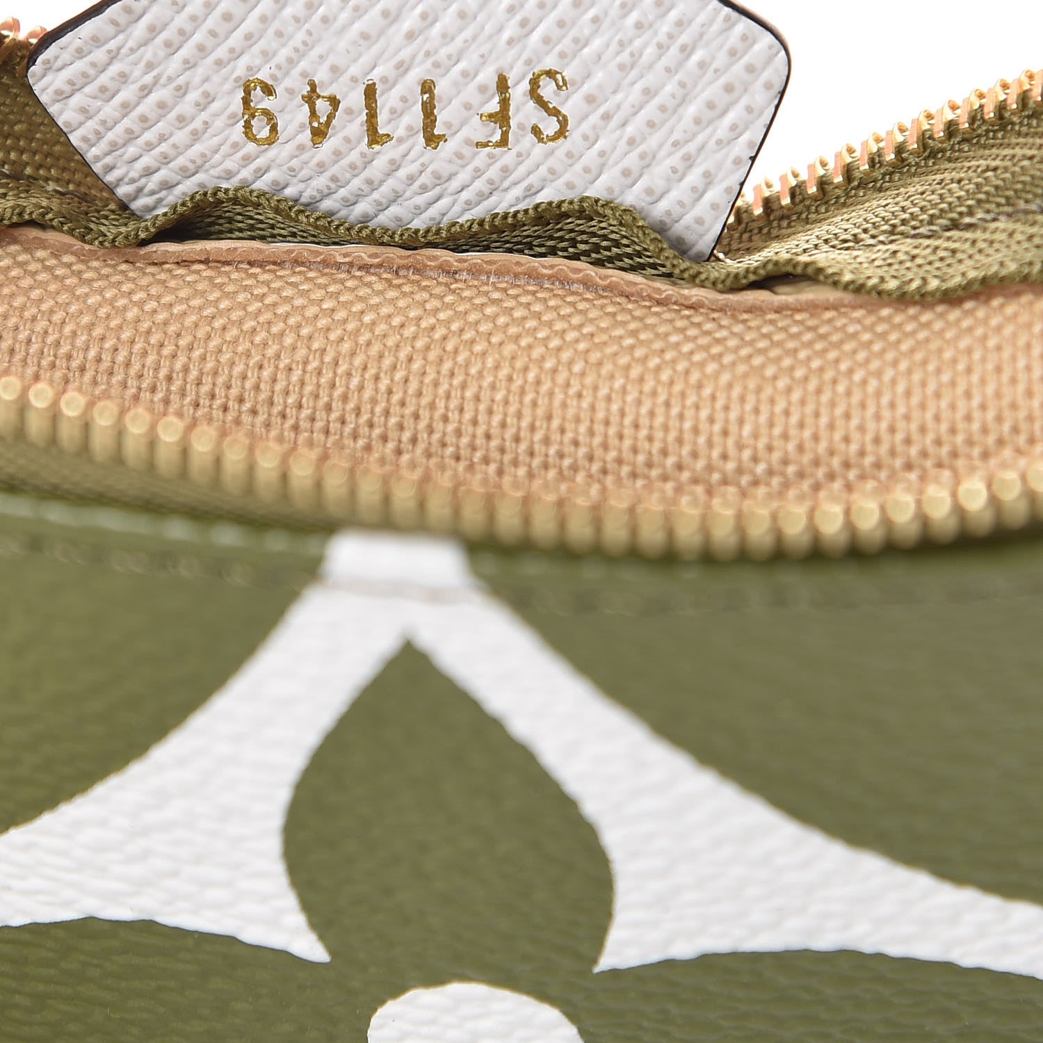 Louis Vuitton Monogram Giant Micro Pochette Accessories Kaki White 7 of 8
