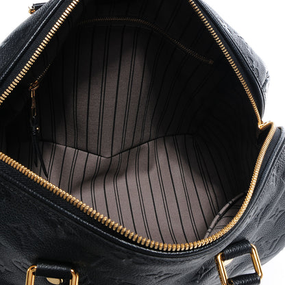Louis Vuitton Empreinte Speedy Bandouliere 30 Black 5 of 7