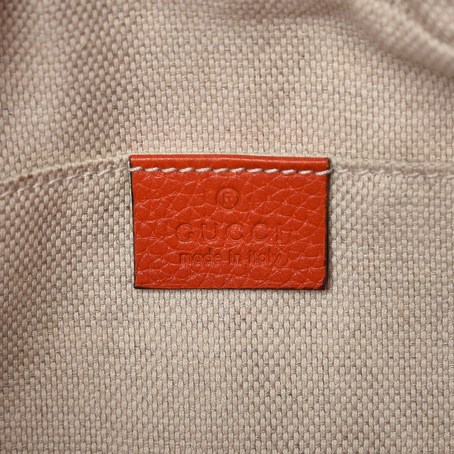 Pebbled Calfskin Small Soho Disco Bag Sun Orange
