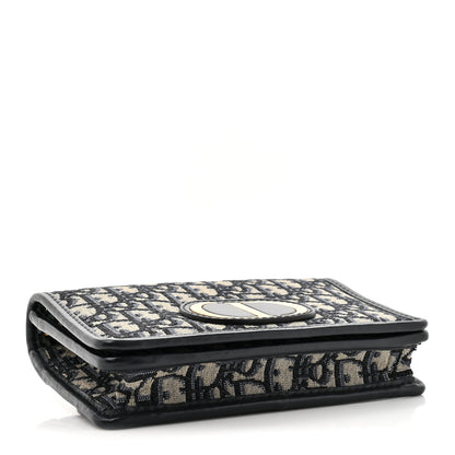 Christian Dior Oblique 30 Montaigne 2-In-1 Pouch Blue 4 of 11