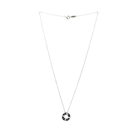 Tiffany 18K Yellow Gold Diamond Atlas Pierced Pendant Necklace 3 of 6