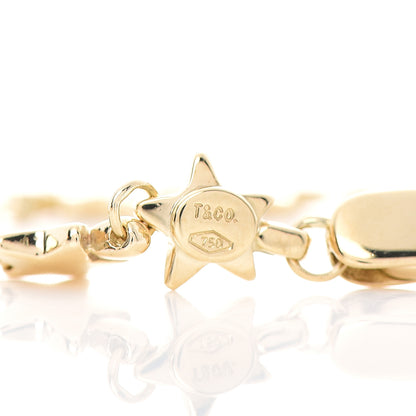 Tiffany 18K Yellow Gold Chain of Stars Bracelet 5 of 6