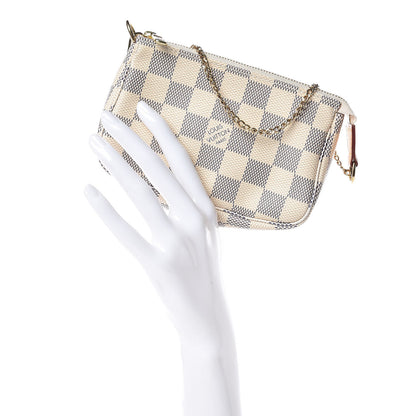 Louis Vuitton Damier Azur Mini Pochette Accessories 2 of 9