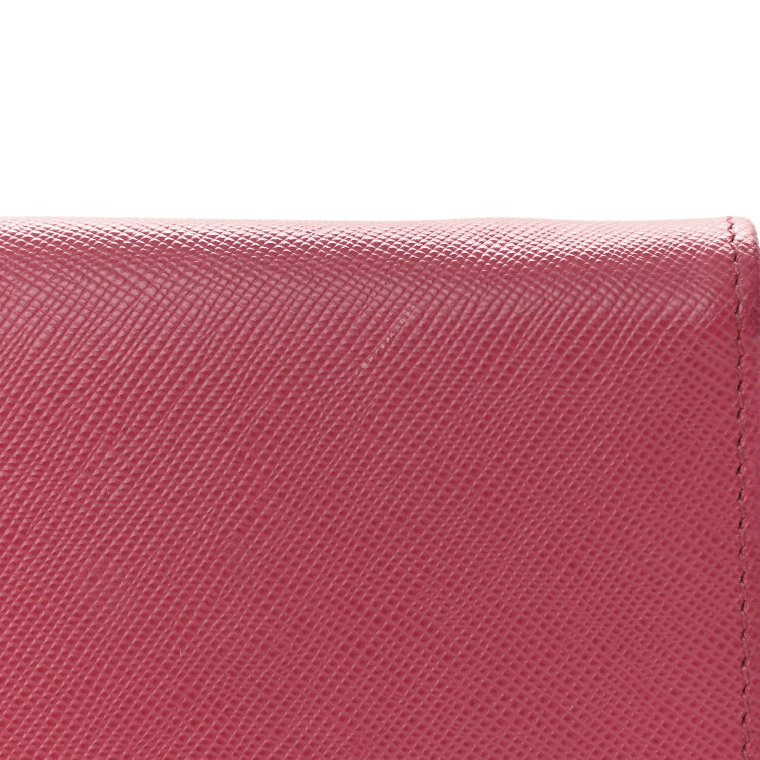 Prada Saffiano Metal Mini Crossbody Wallet Peonia 11 of 11
