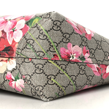 Gucci GG Supreme Monogram Blooms Medium Reversible Tote Beige Multicolor Dry Rose 8 of 13