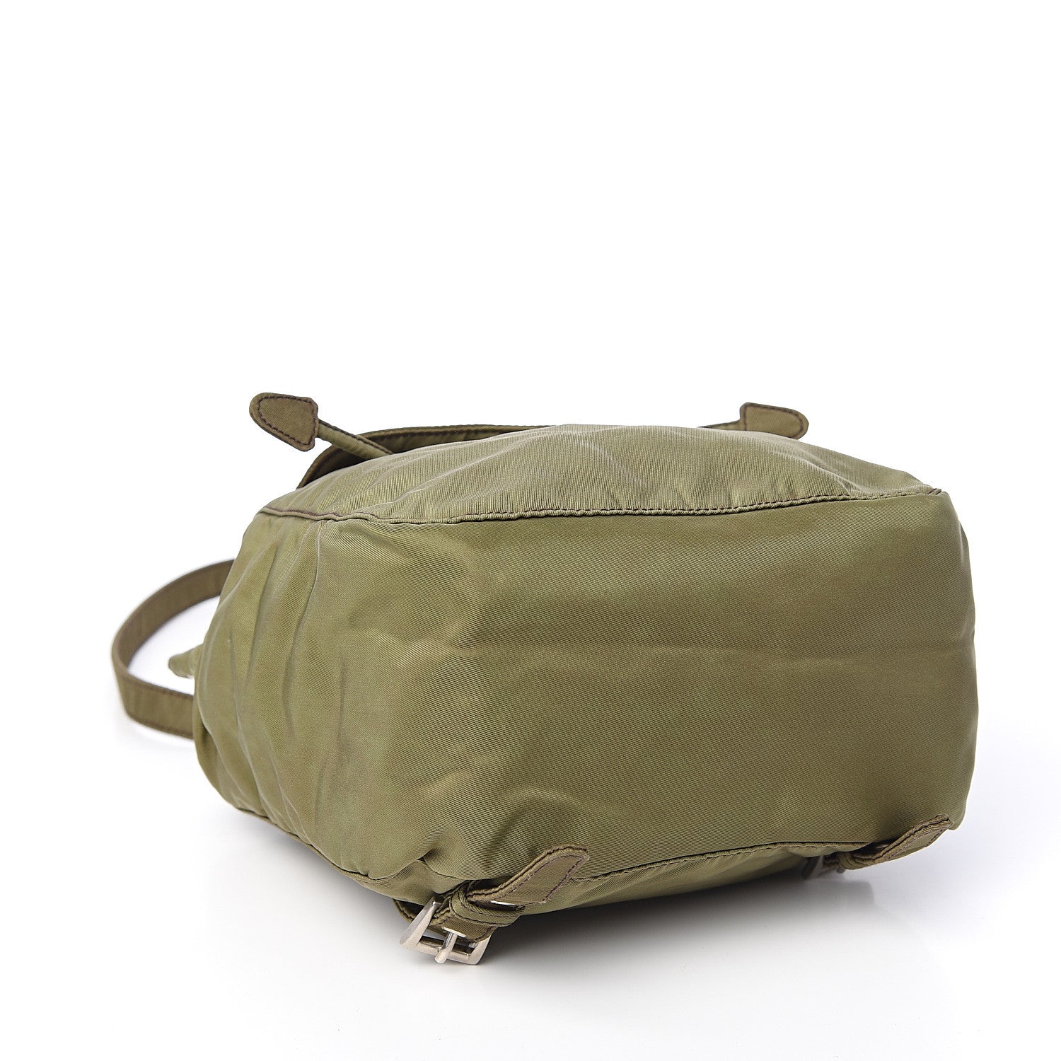 Prada Nylon Vela Mini Cinch Backpack Green 4 of 17