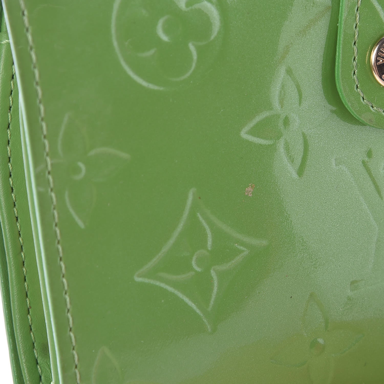 Louis Vuitton Vernis French Purse Wallet Vert Tonic 14 of 21