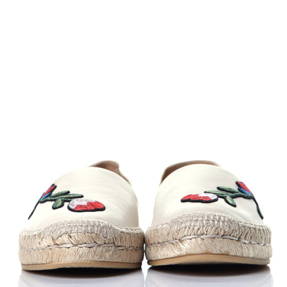 Gucci Nappa Ophelia Espadrilles 36 Mystic White 2 of 9