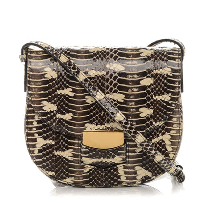 Celine Watersnake Small Trotteur Black White 1 of 6