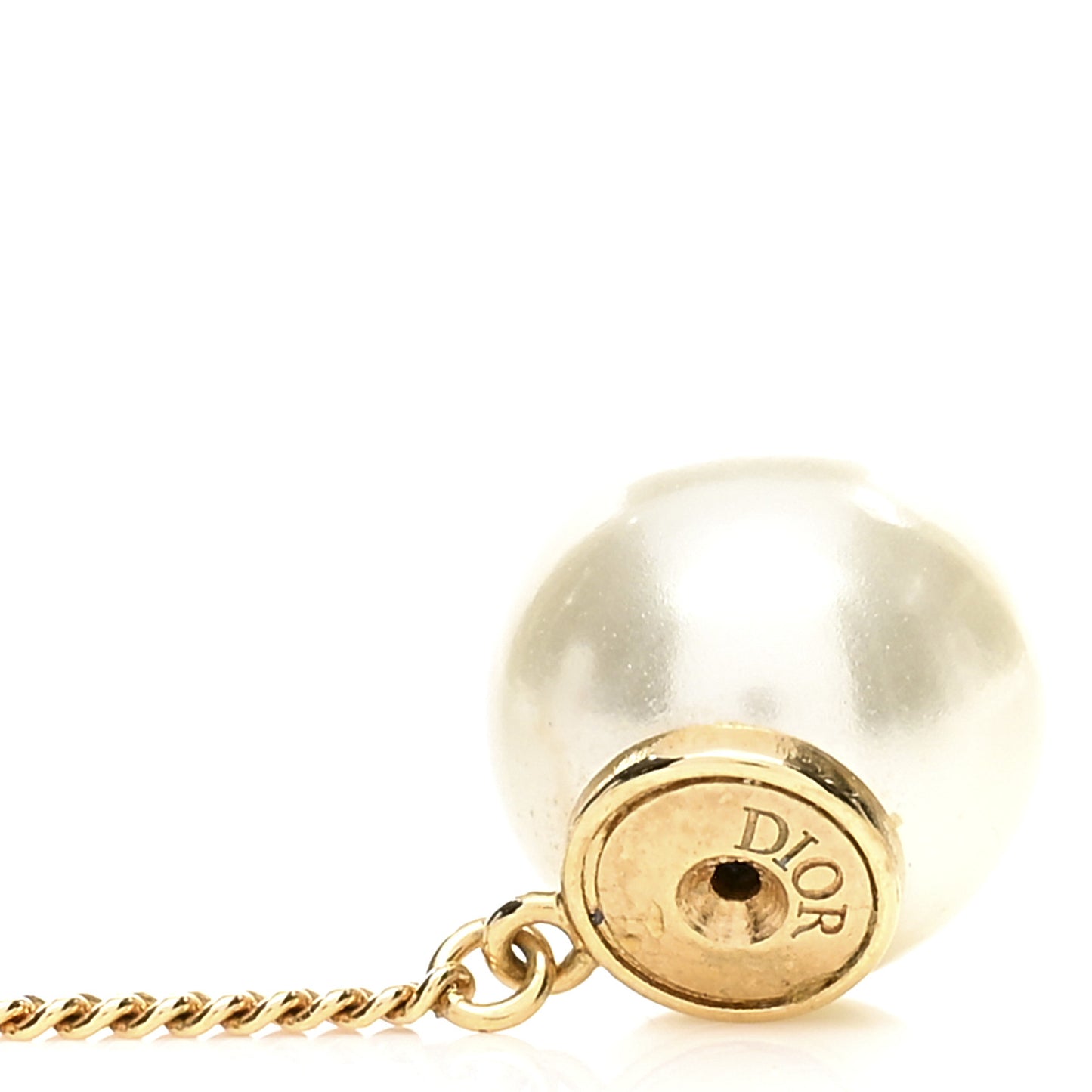Pearl Tribales Earrings Gold White