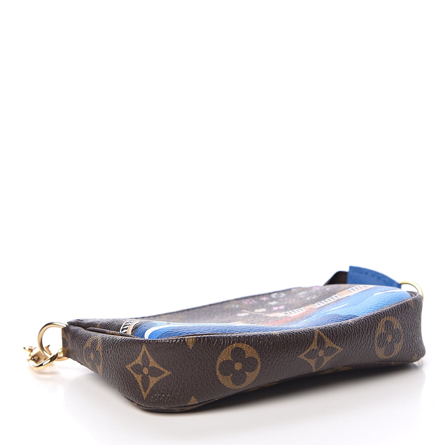 Monogram 2019 Christmas Animation Mini Venice Pochette Accessories Blue