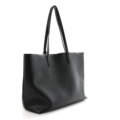 Saint Laurent Calfskin Large Shopping Tote Black 4 of 10