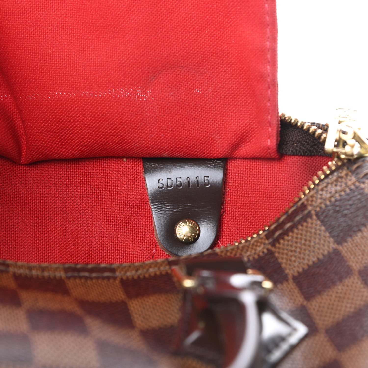 Louis Vuitton Damier Ebene Speedy Bandouliere 25 8 of 22