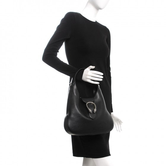 Gucci Calfskin Web Small Dionysus Hobo Black 3 of 11
