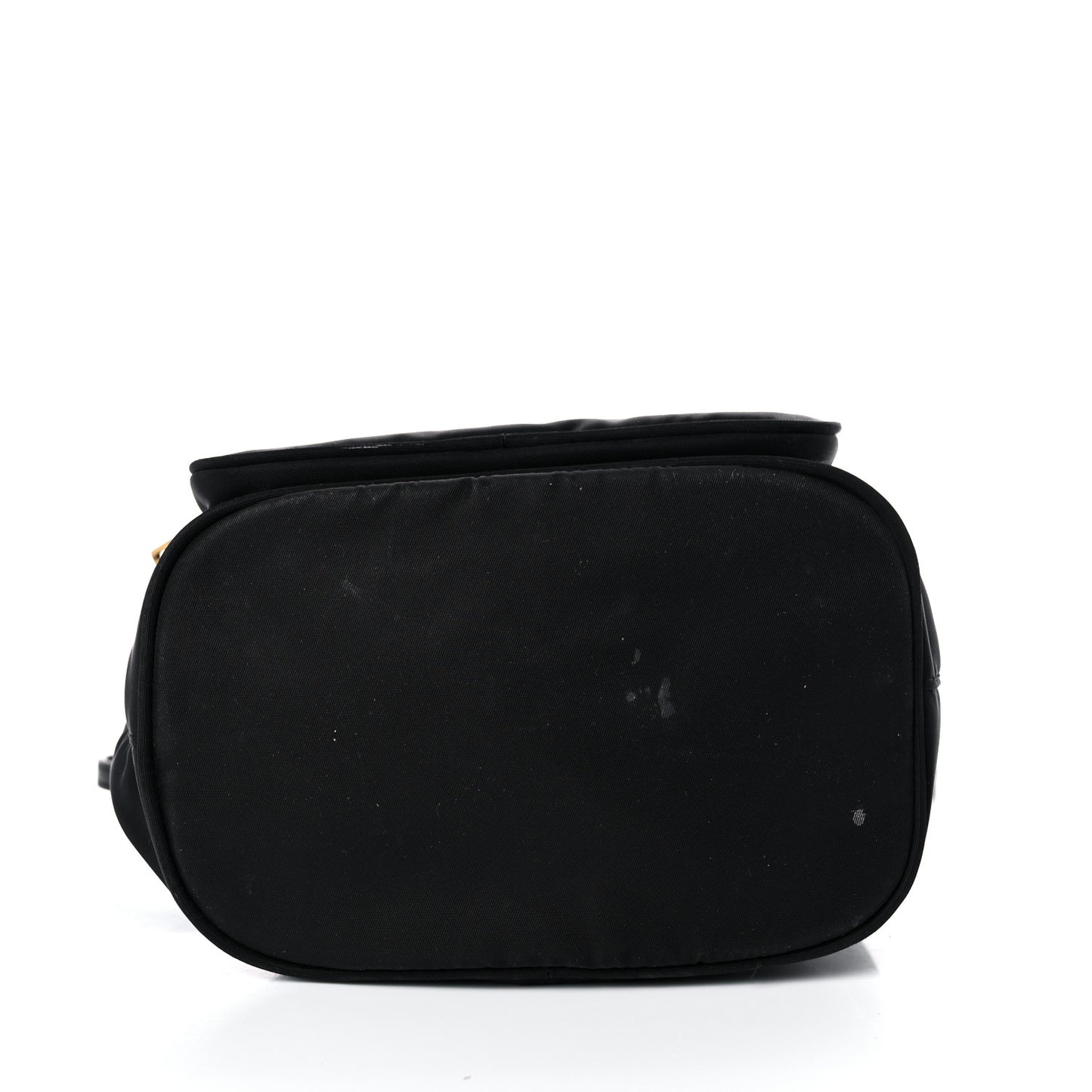 Saffiano Tessuto Nylon Mini Bucket Crossbody Bag Black