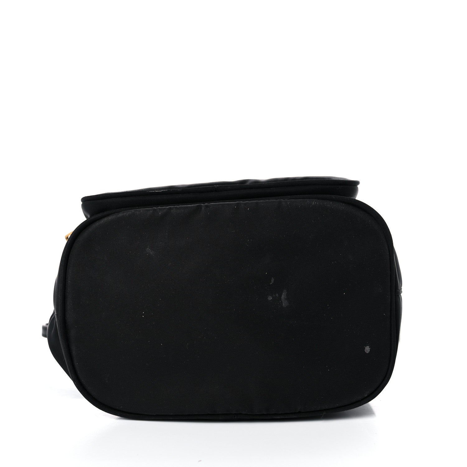 Prada Saffiano Tessuto Nylon Mini Bucket Crossbody Bag Black 16 of 17