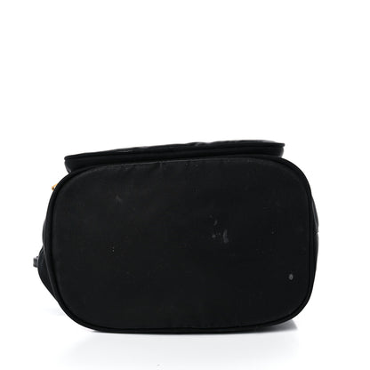 Prada Saffiano Tessuto Nylon Mini Bucket Crossbody Bag Black 16 of 17