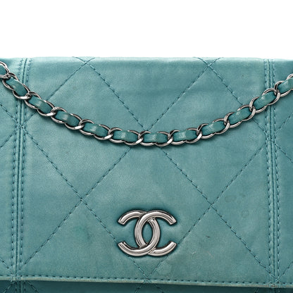 Chanel Lambskin Quilted Large Soft Touch Flap Green 8 of 12